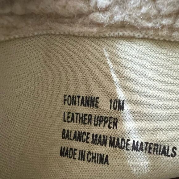 Kelsi Dagger Fontanne Leather and Shearling Wedge Boots Women's 10 US - Picture 8 of 9